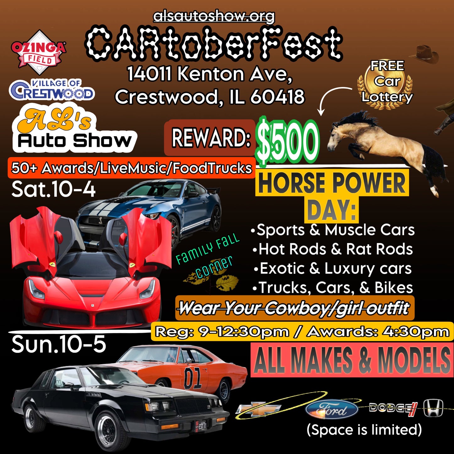 Oct. 4th-Horse Power Day/ "CARtoberFest" '25